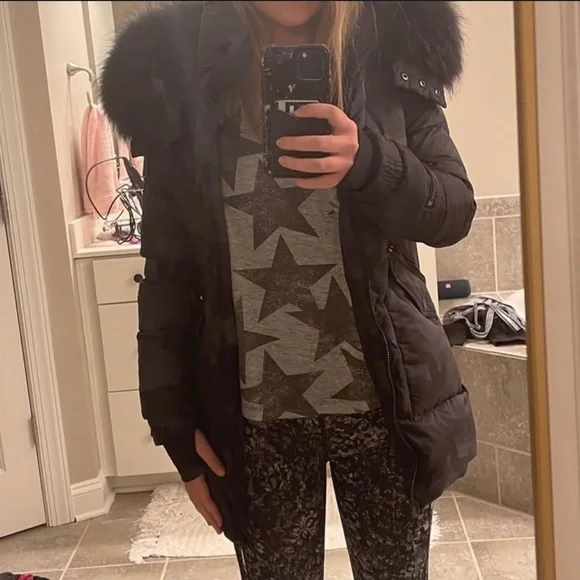 SAM. Dark Camouflage Puffer Jacket - Picture 4 of 4